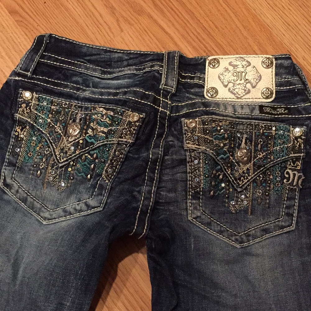 SALESuper bling MISS MECapri cut off sz25